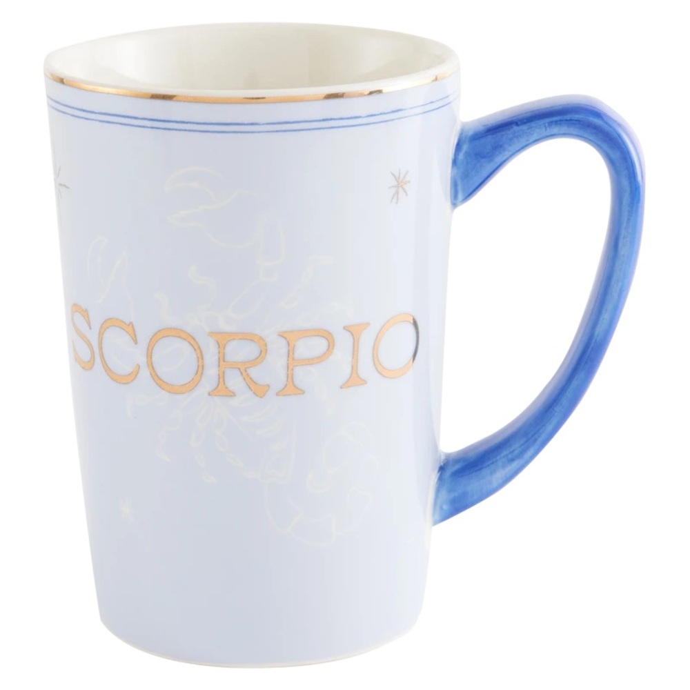 XO, Sienna SCORPIO Zodiac Ceramic Mug Blue 14.5oz BNIB